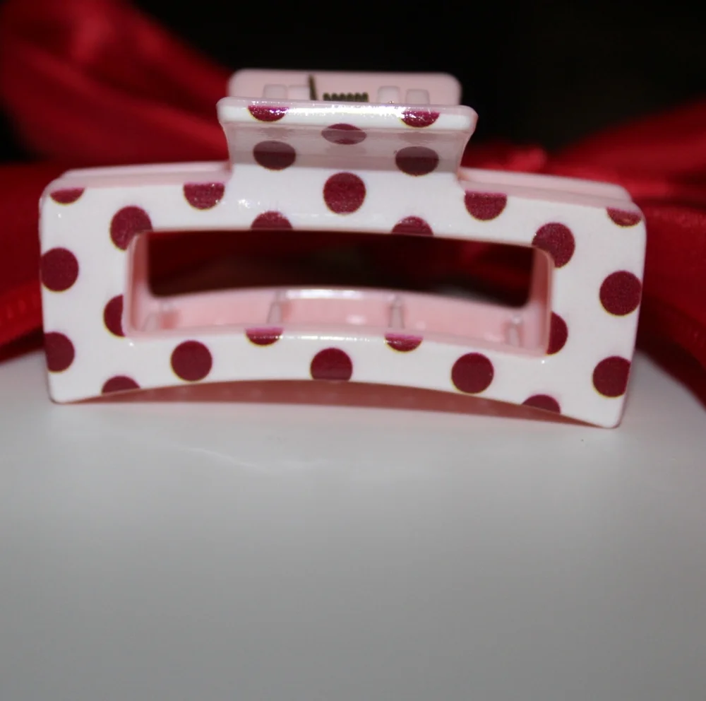 Sweetheart Sampler Mini Claw Clip - Cherry Dot Crush